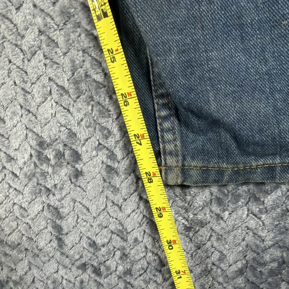 Signature Levis‎ Strauss Jeans Mens 40x30 Blue Dark Wash Cotton Stretch Athletic